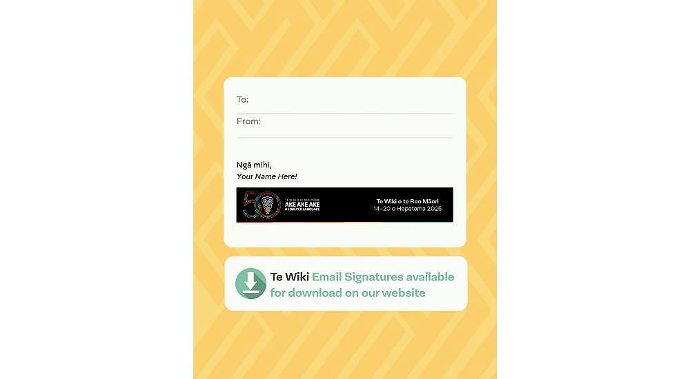 Kia kaha te reo Māori - right from your inbox!