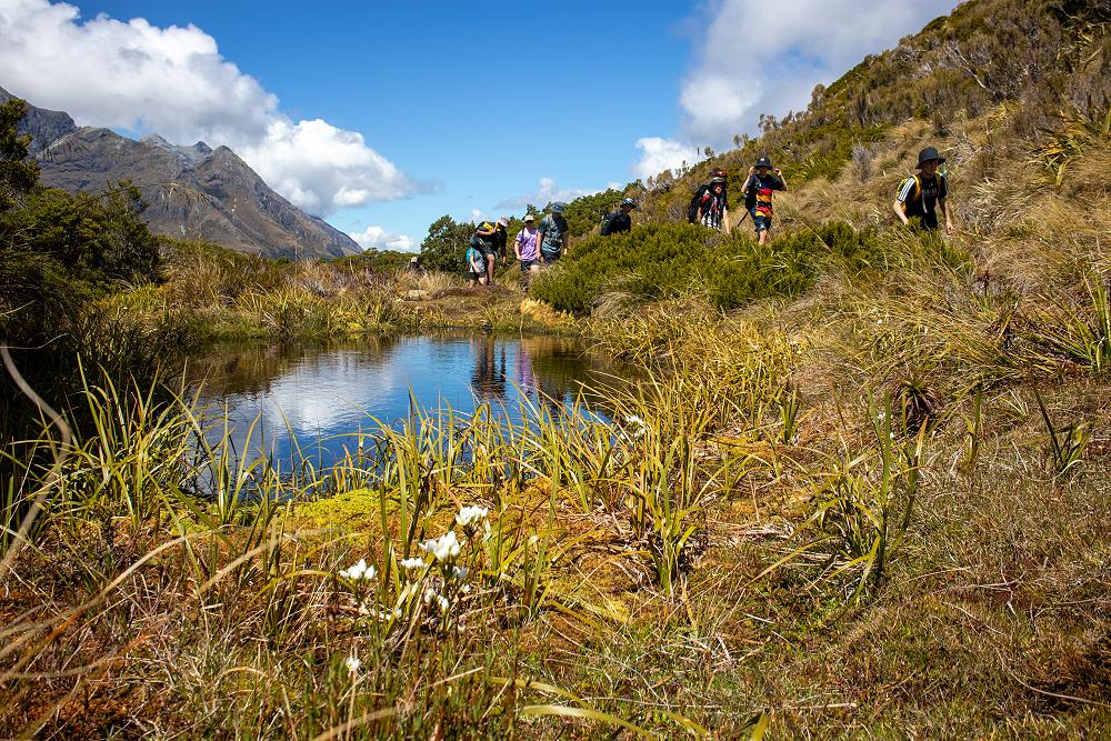 Year 9 Camp - Students on the Livingstone Range - One of my thankful moments this year.