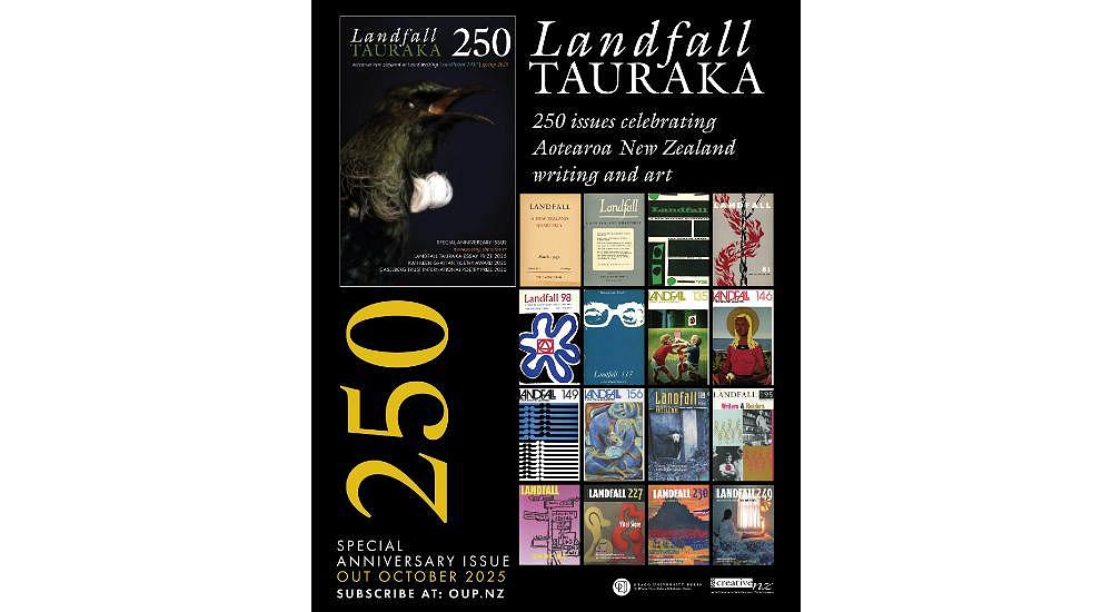 Celebrating 250 issues of art and writing from across the motu