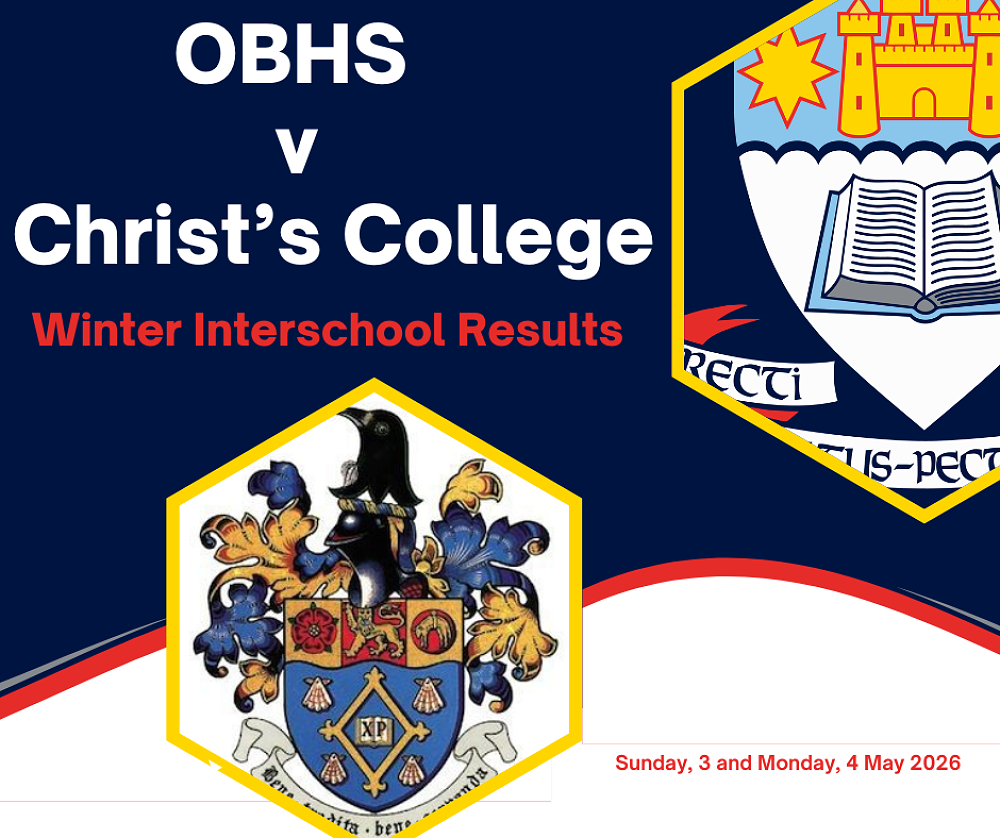 OBHS v Christ's College Interschool Results