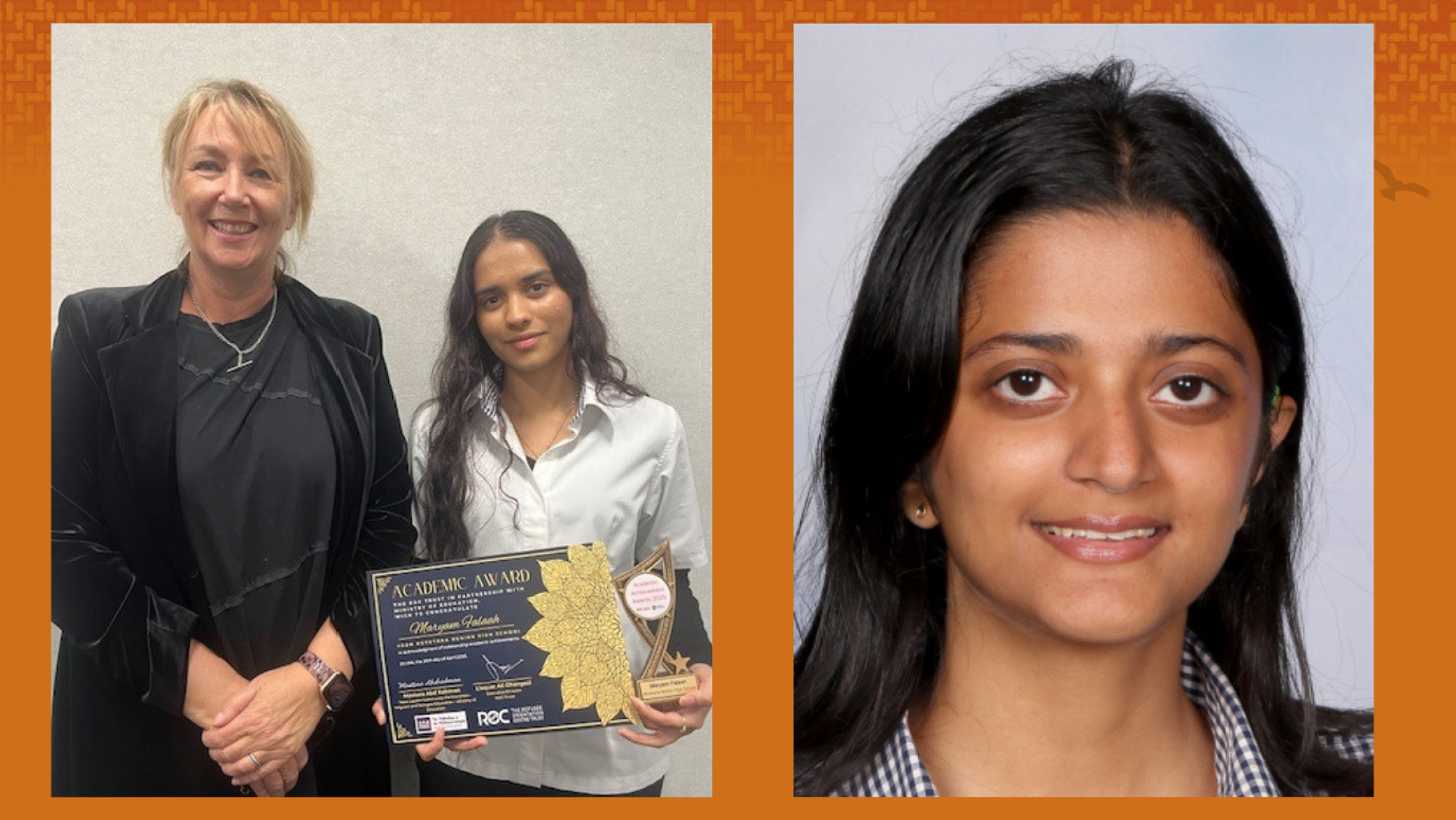 Congratulations Maryam and Pahl!