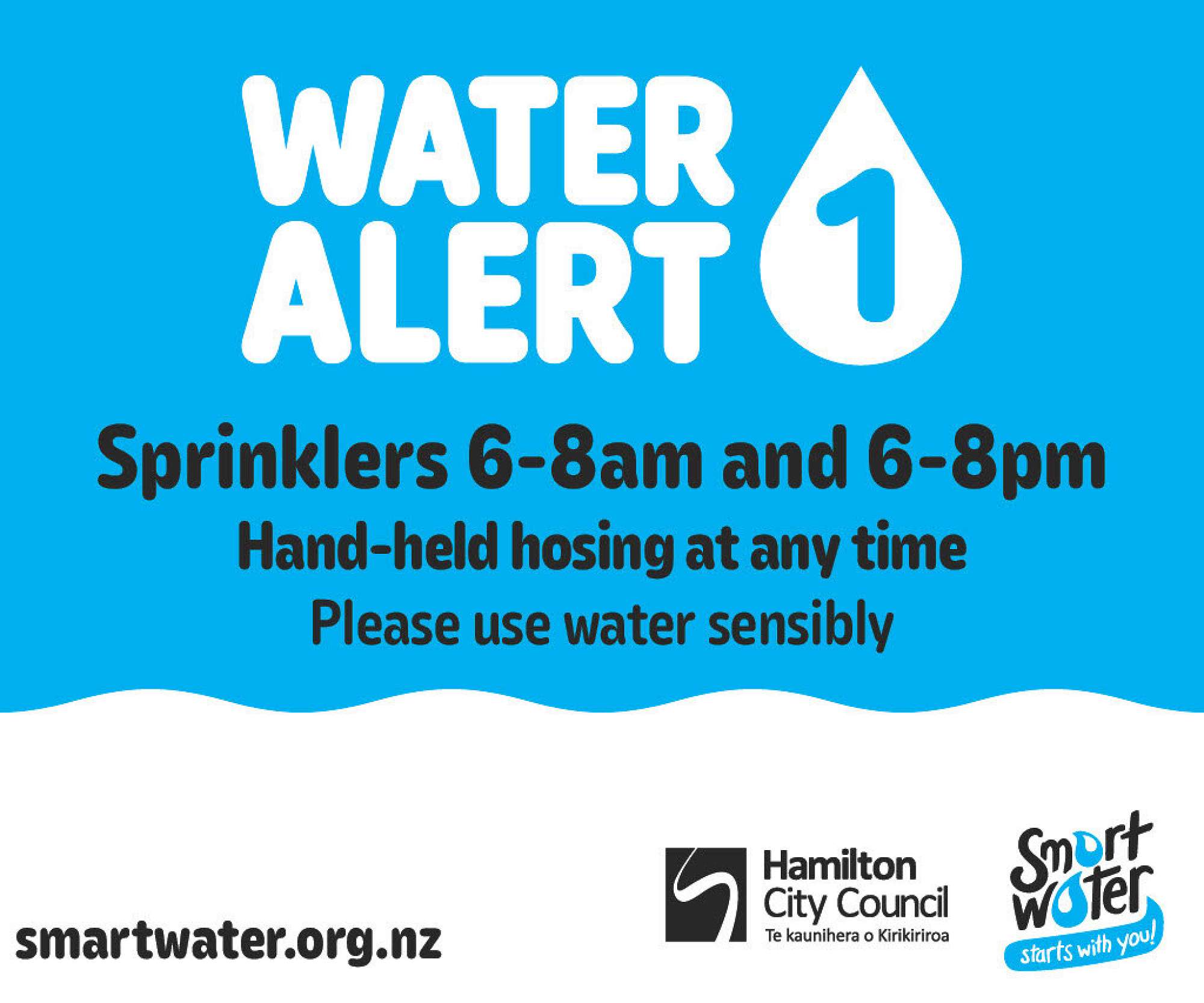 Water Alert Level 1