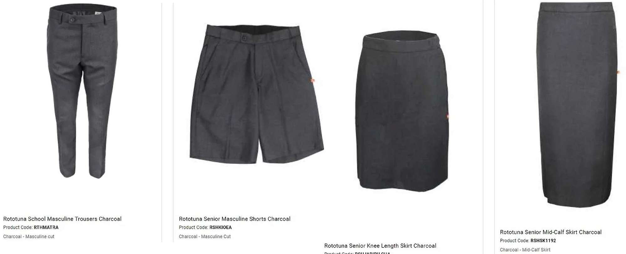 Year 10 Uniform - Skirt/Shorts/Pants
