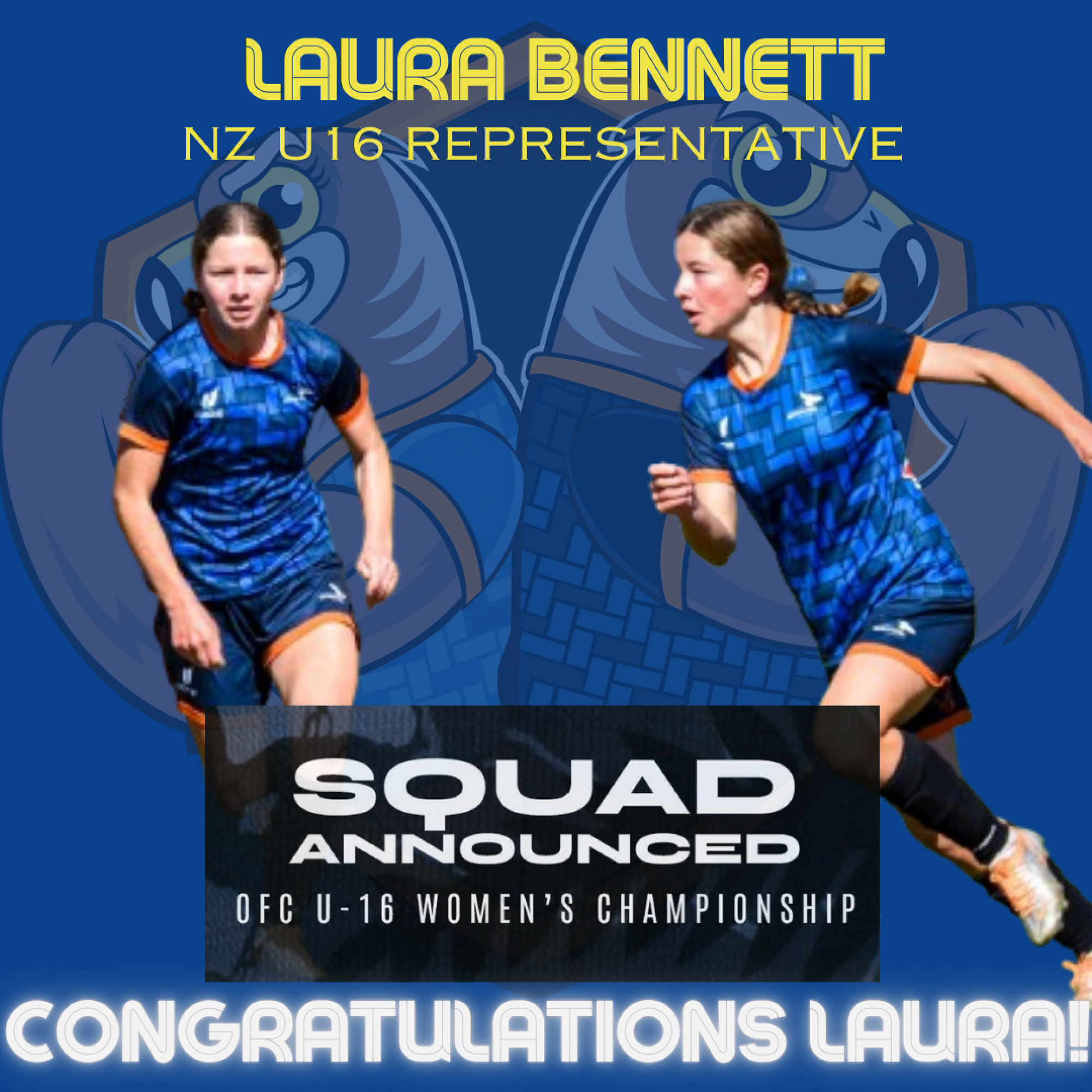 Bennett Representing NZ at OFC U16