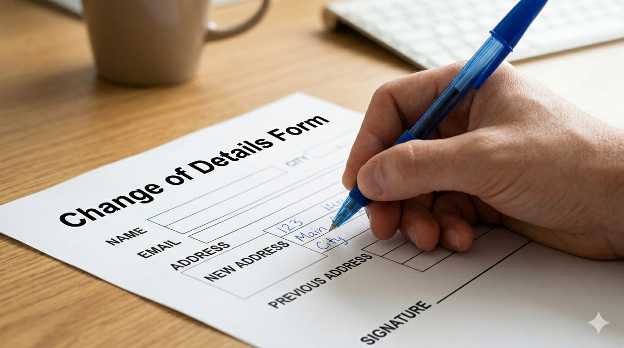 Have You Changed Your Contact Details?