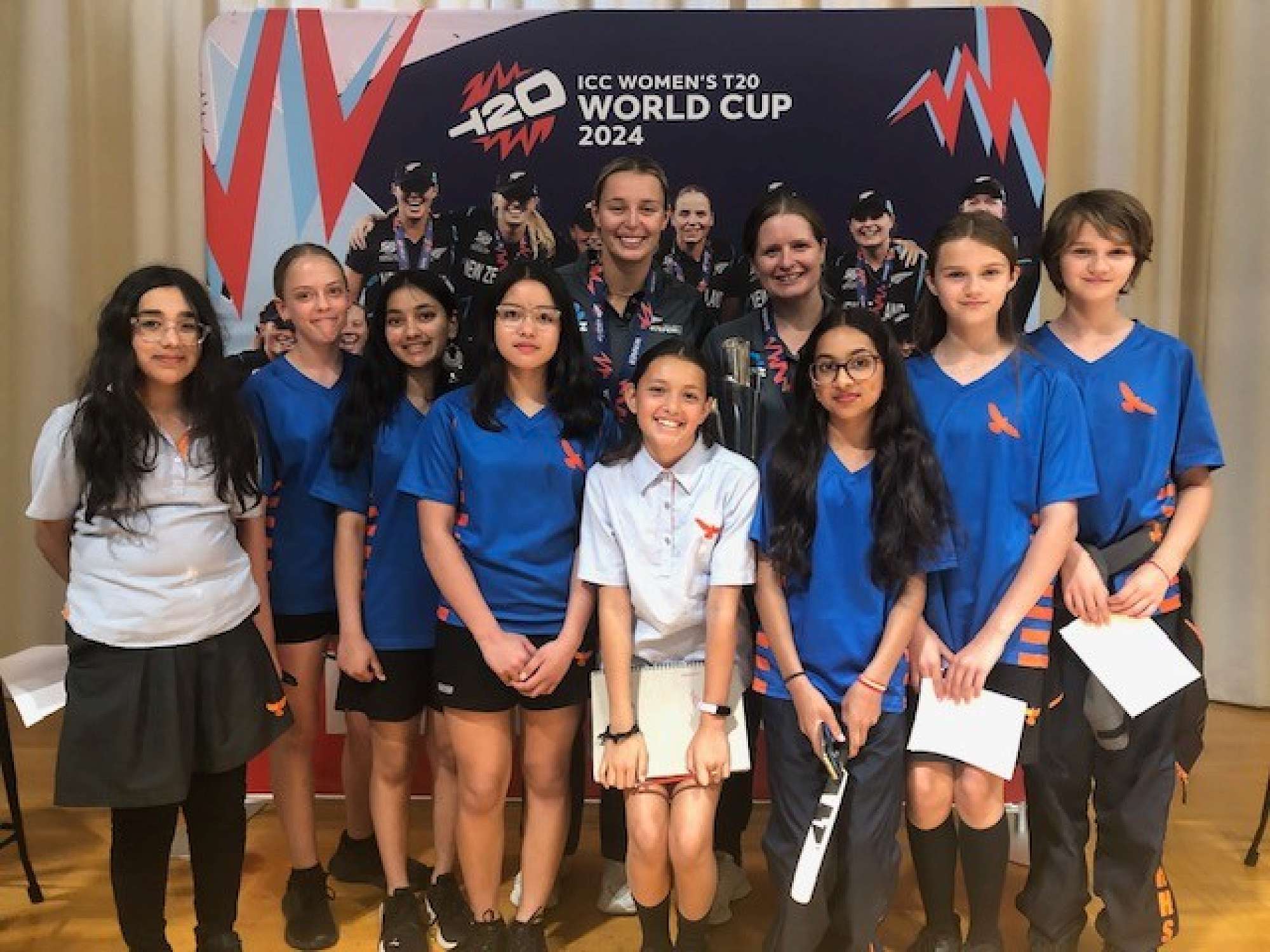 Meeting with the White Ferns