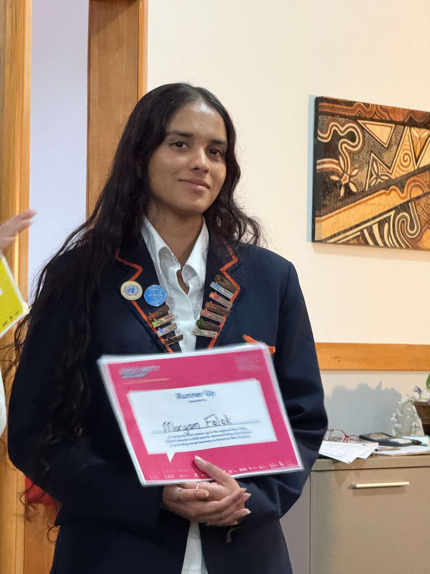 Congratulations, Maryam!