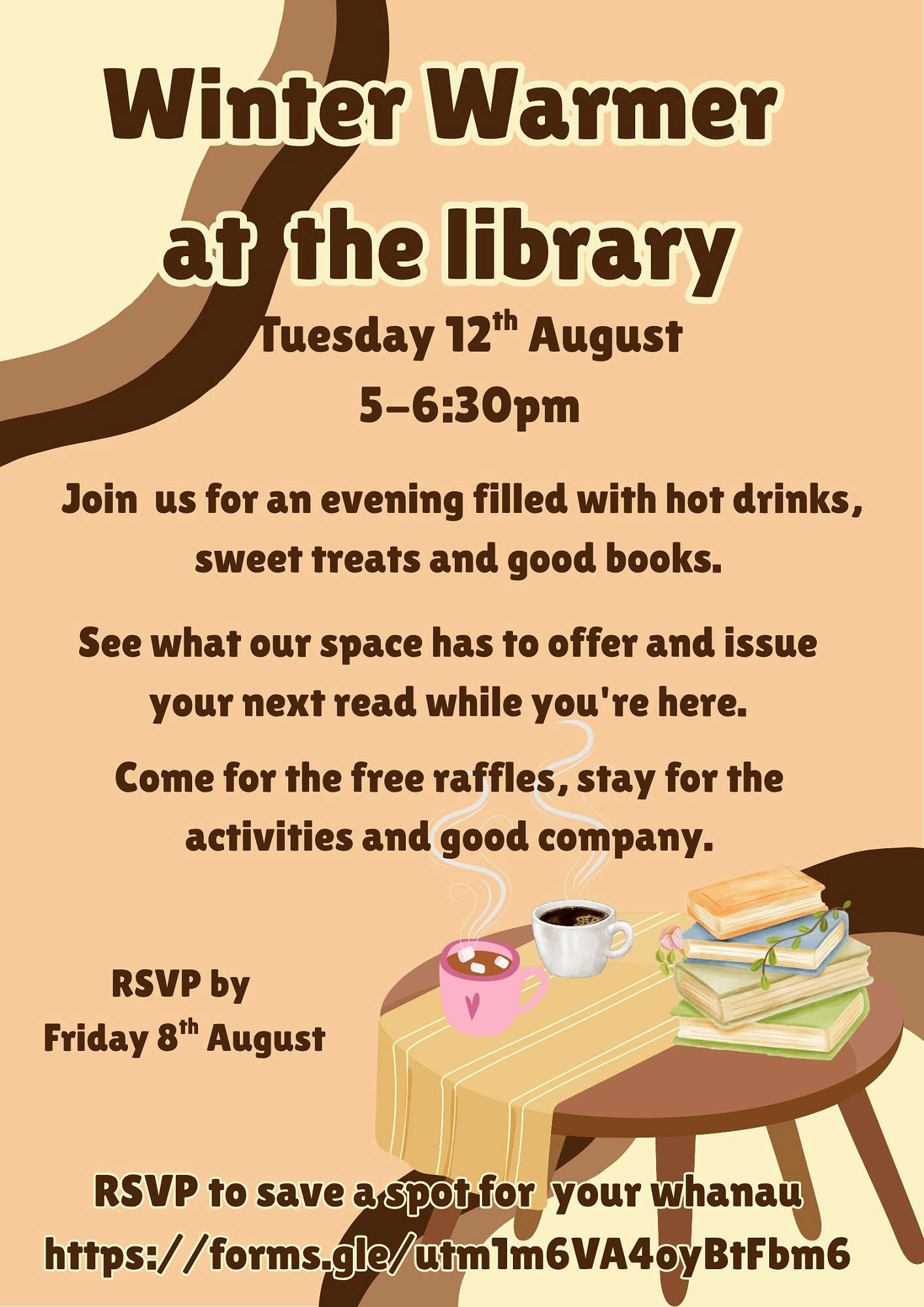 Winter Warmer in the Library