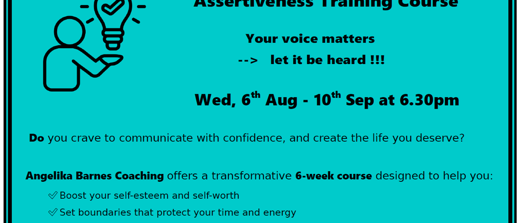 Assertiveness Training Course