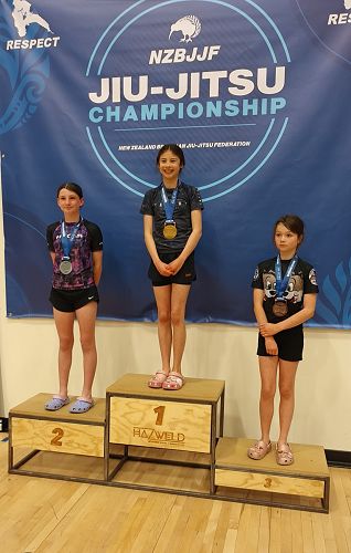 Hannah with her no gi medal