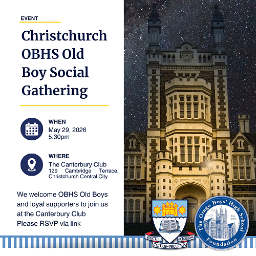 OBHS Christchurch Old Boy Event