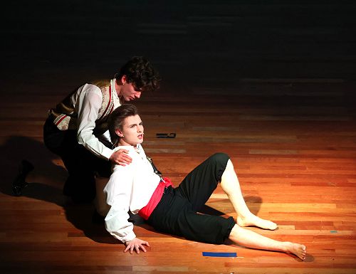 "A girl rescued me ... And she was singing!"