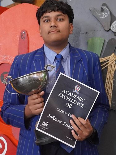 Year 9 - Carlaw Cup - Johaan Joseph