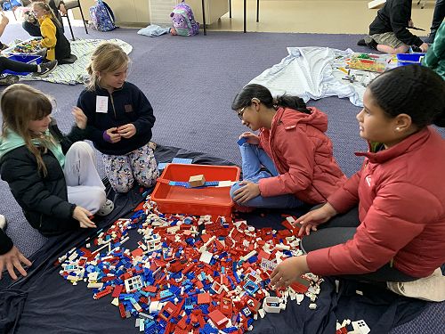 Jah, Macey and Stella bridge