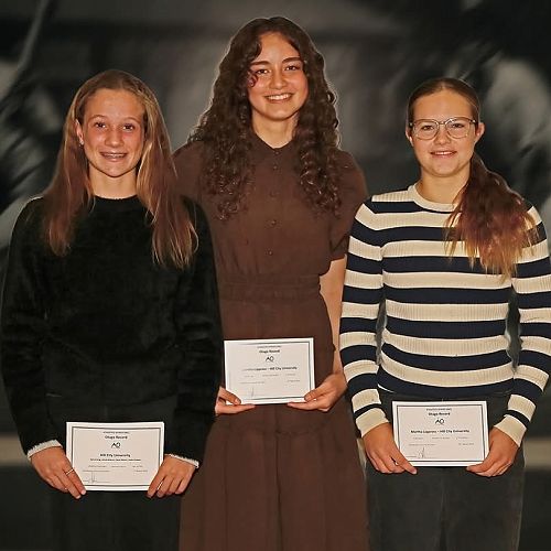 Sylvie Haig, Aurora Wills and Martha Lipross