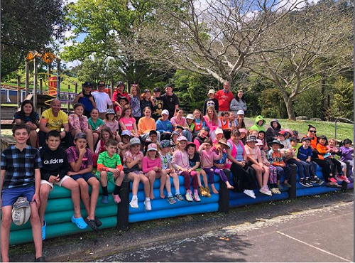 Ryan took the lead in telling his school about Loud Shirt Day and everyone took part