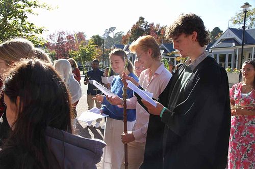 Palm Sunday procession, All Saints