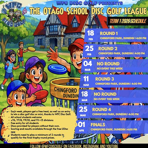 Otago Secondary Schools Disc Golf League