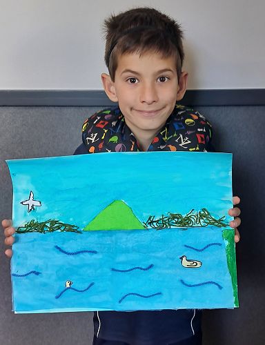 Samuel's class was learning about the local area