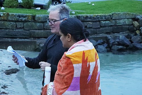 Pinky's Baptism, Broad Bay