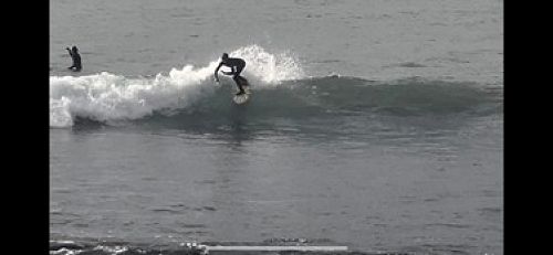 Super-grom Kalani Summerton inside runner