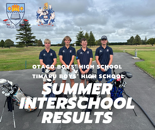 OBHS v TBHS summer interschool results