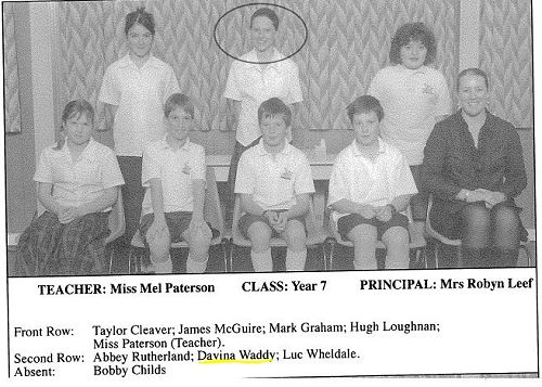 Davina Waddy - Year 7