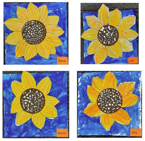 Room 5 | sunflower artwork