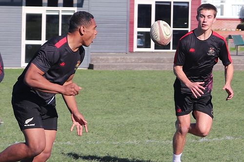 Benny Vuniwai has his eyes on the ball