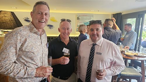 Michael Patterson (1980-1984), Stephen Roach (1975-1979), and Jon McDowall.