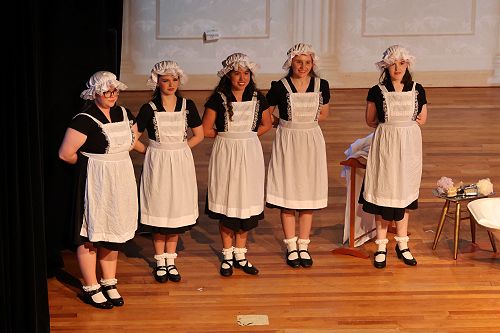 Some of the maids at the palace