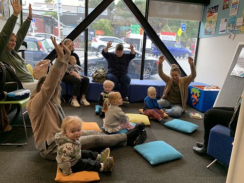 Story time at Lyttleton Library