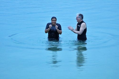 Pinky's Baptism, Broad Bay