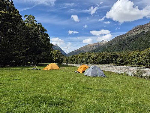 10B Camp at Mt Aspiring