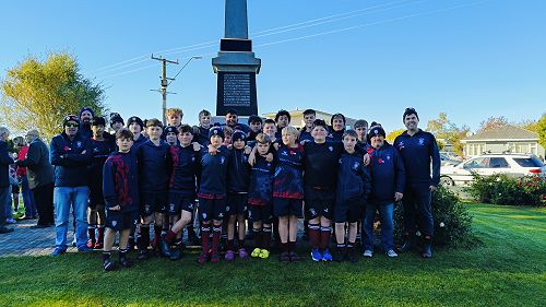 Anzac Day service at Oxford