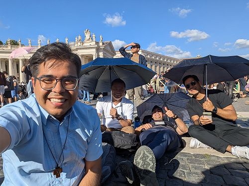 Preparing for a long wait, which wasn't long at all.