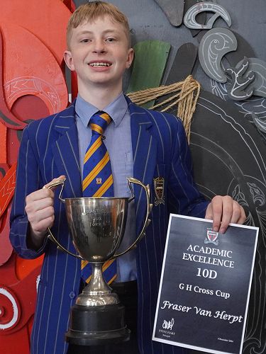 Year 10 - G H Cross Cup - Fraser Van Herpt