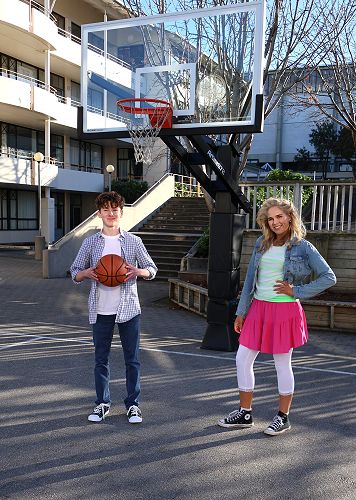 Liam Davis (Corey Palmer Jnr) and Anamika Jones (Tiffany Houston) - two of the leads in "Back to the 80s"