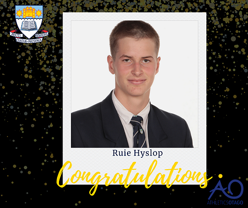 Ruie Honoured at Athletics Otago Awards
