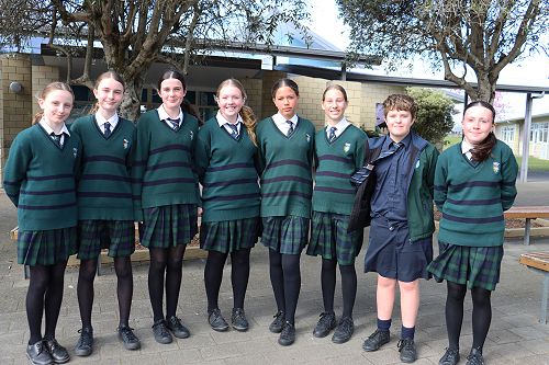 Year 8 Speech Competition finalists