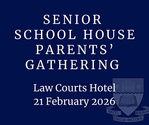 An invitation to senior School House parents