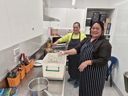 Making 600 Keke was a huge effort from our lovely Tongan parents and friends.