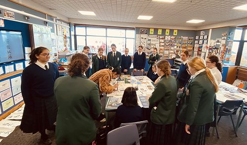 Miss Li taught Year 9 Calligraphy