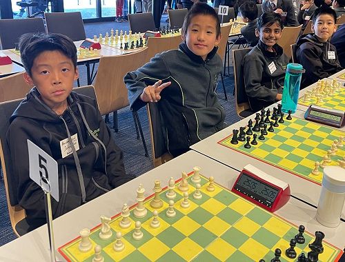 In action at the chess nationals