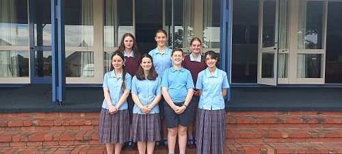 The contestants from this year's speech cup.