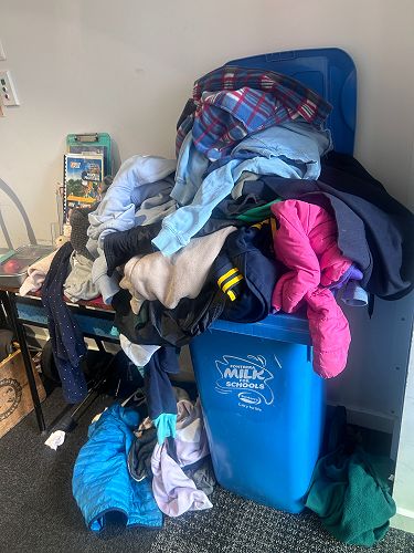 Who owns all these Unamed clothes - PLEASE check the lost property!