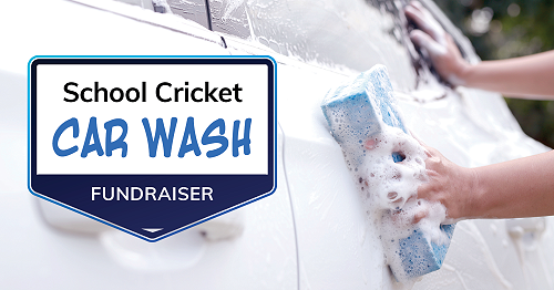 Cricket fundraiser car wash