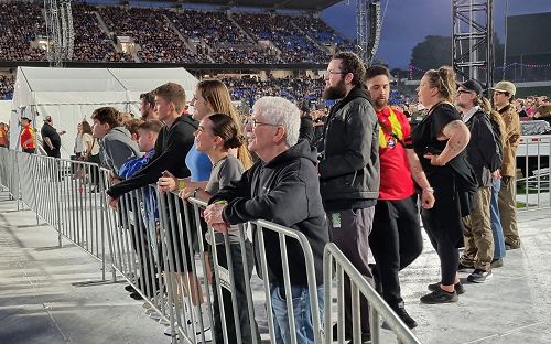 Our own private mosh pit