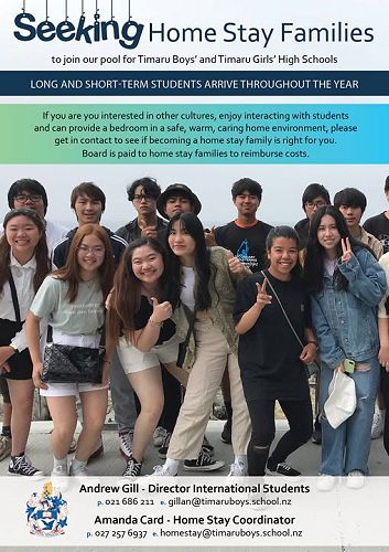 International Homestay students