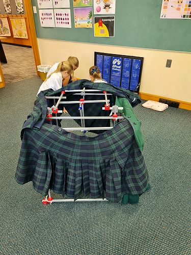 The Lucky Trio hide their progress from spying eyes